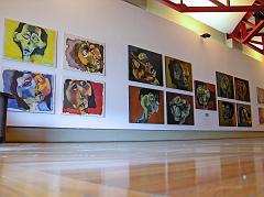 Ecuador Quito Guayasamin 1-05 Capilla del Hombre Rostros de America Paintings